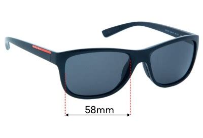 Replacement Lenses by Sunglass Fix™ for Prada SPS05P 58mm